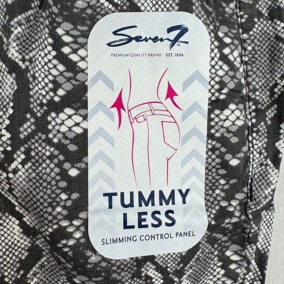 Seven 7 Tummyless Skinny Jeans SZ 4 High Rise Snake Skin NWT - Picture 9 of 16